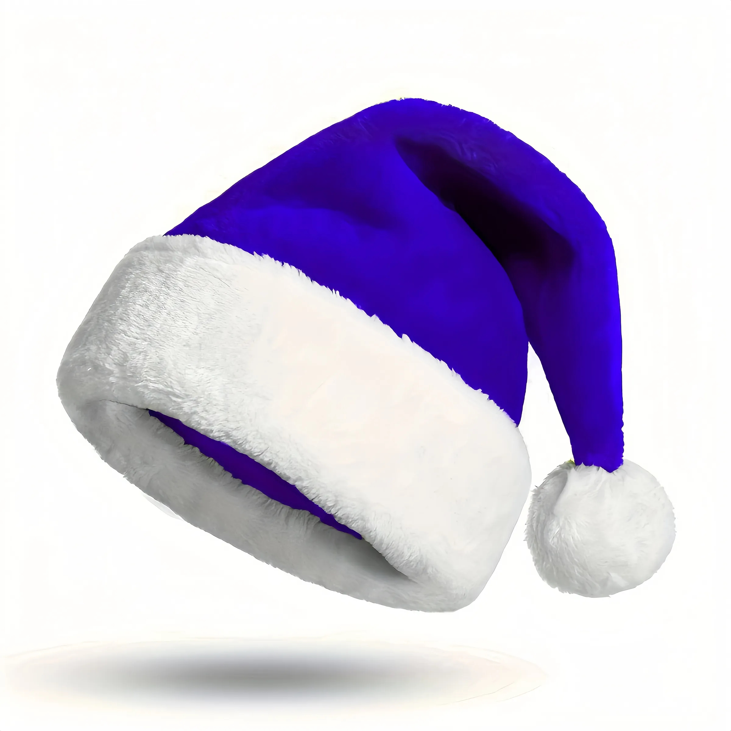 Polyester Thick Flanged Plush Christmas Hat 6