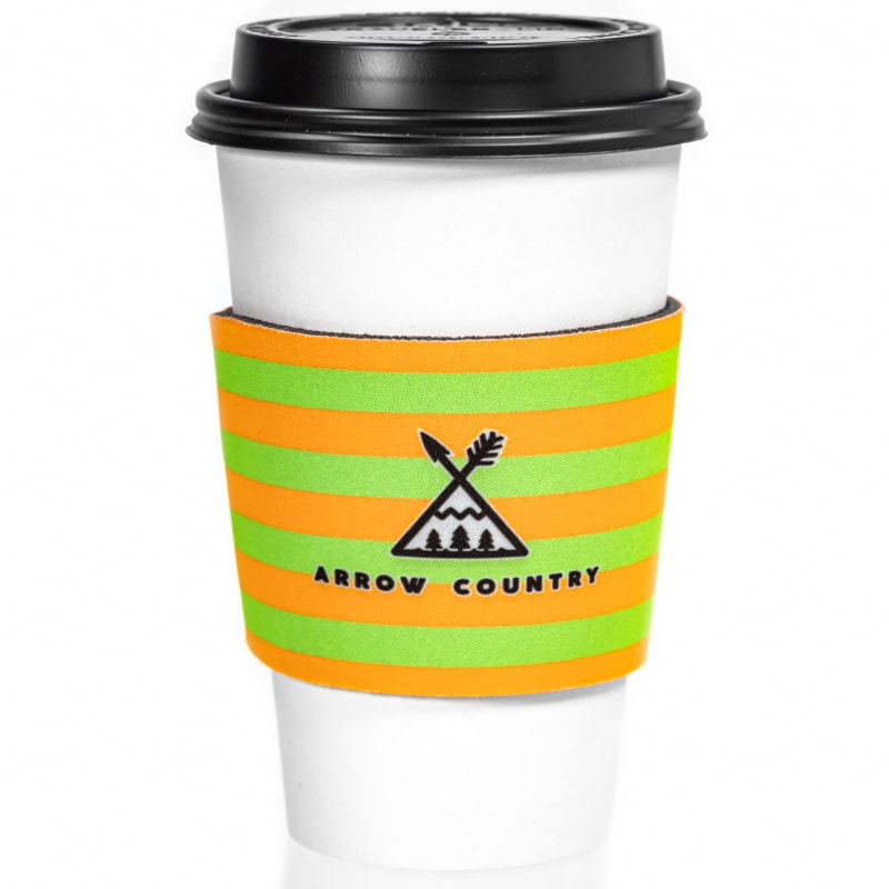 Fluorescent Neon Foam Collapsible Coffee Wraps 17