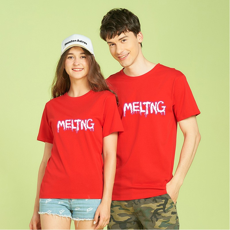 200g pure cotton combed T-shirts Stock 1