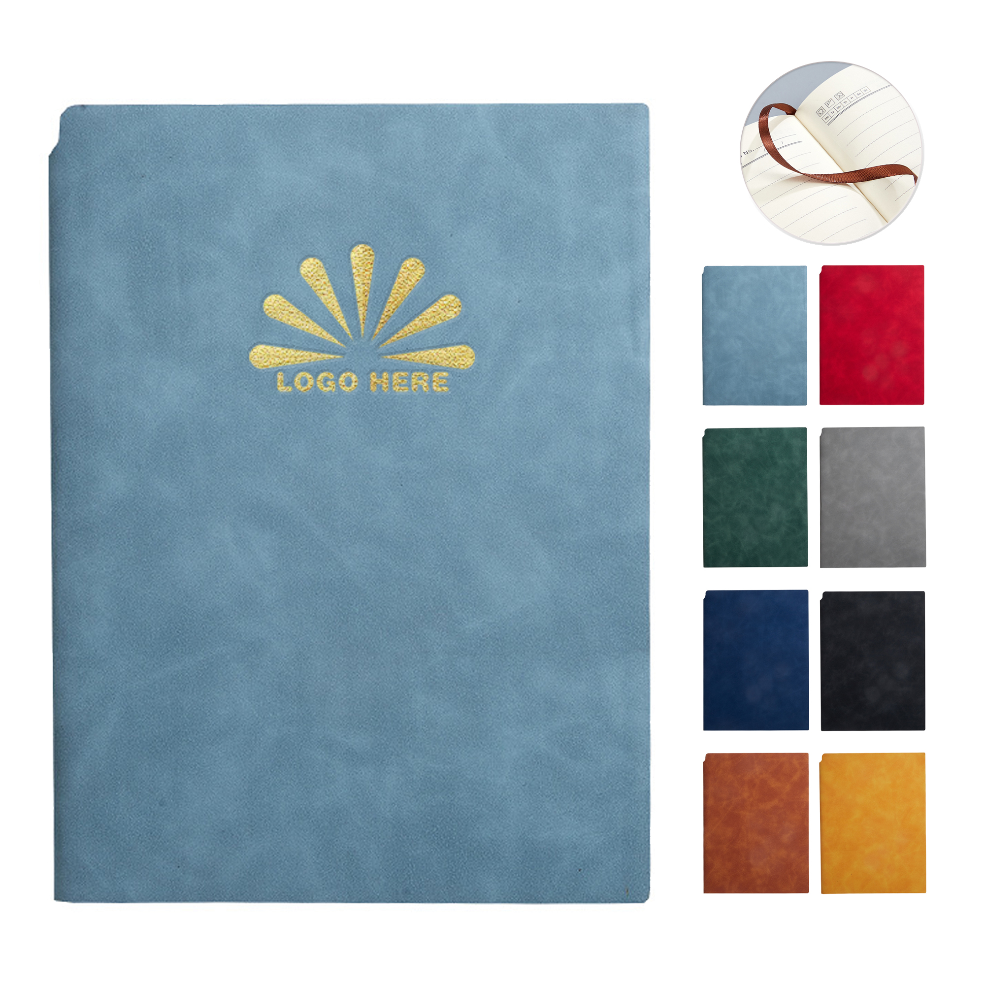 Premium PU Leather A5 Journal With Pen Loop 2