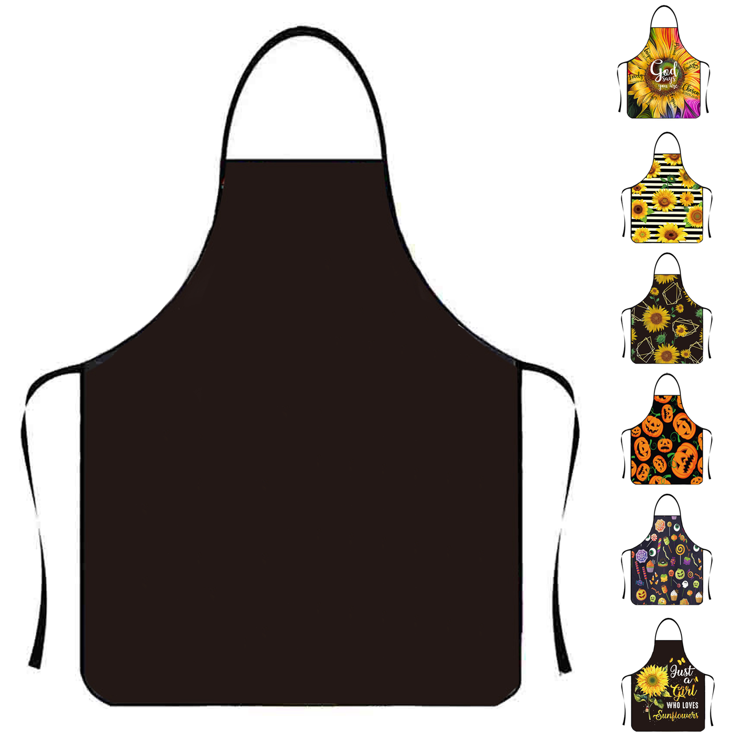 Waterproof Custom Print Sleeveless Apron 10