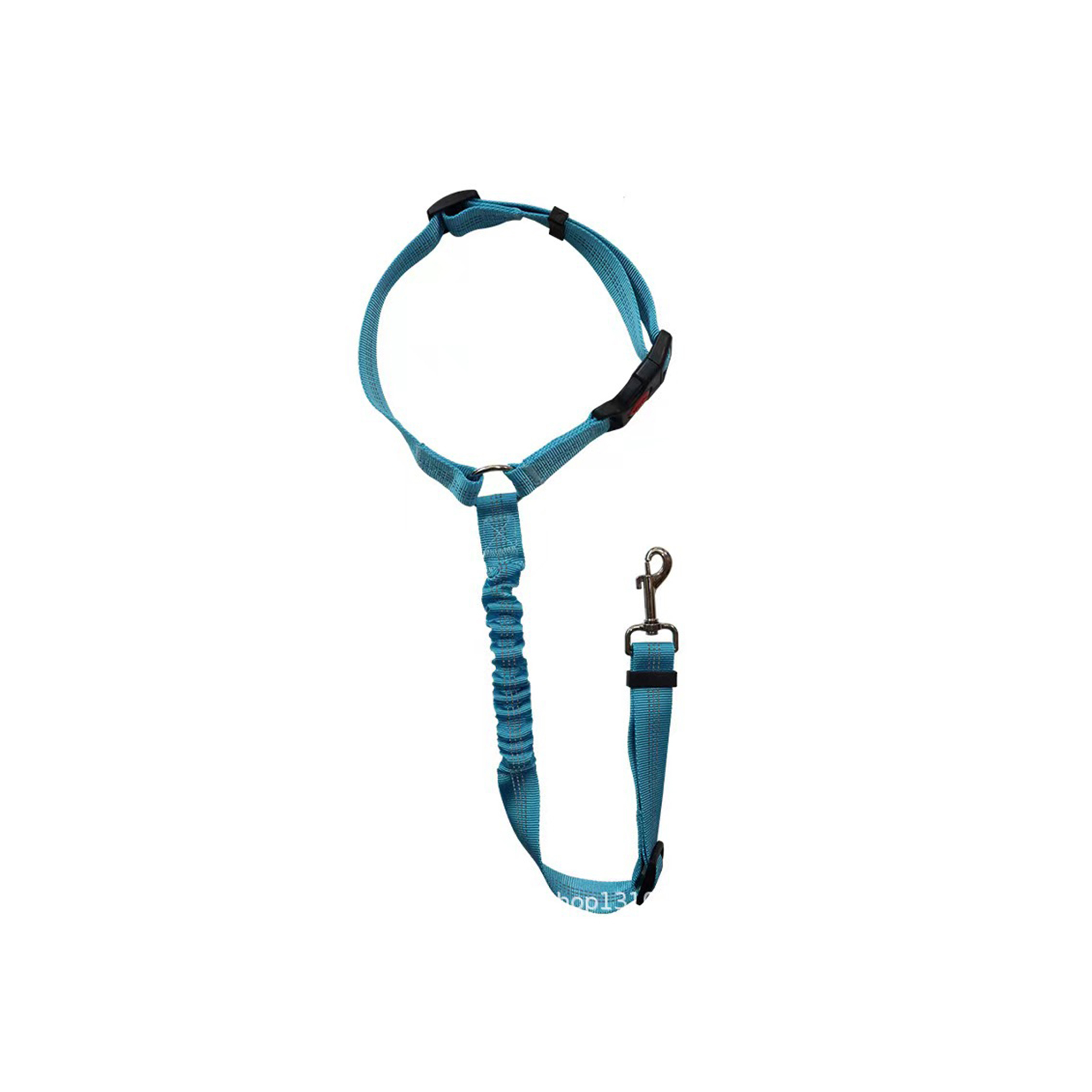 Adjustable Pet Vehicle Safety Tether With Bungee Cushioning 13