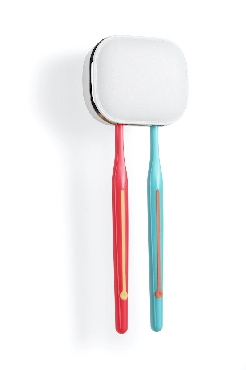 Sanitizing toothbrush box 12