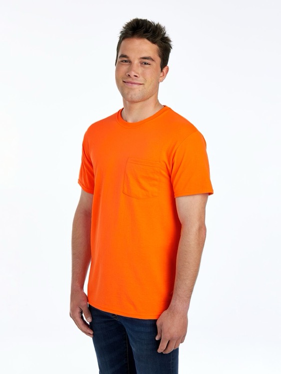 FRUIT OF THE LOOM HD Cotton™ Unisex Pocket T-Shirt 23