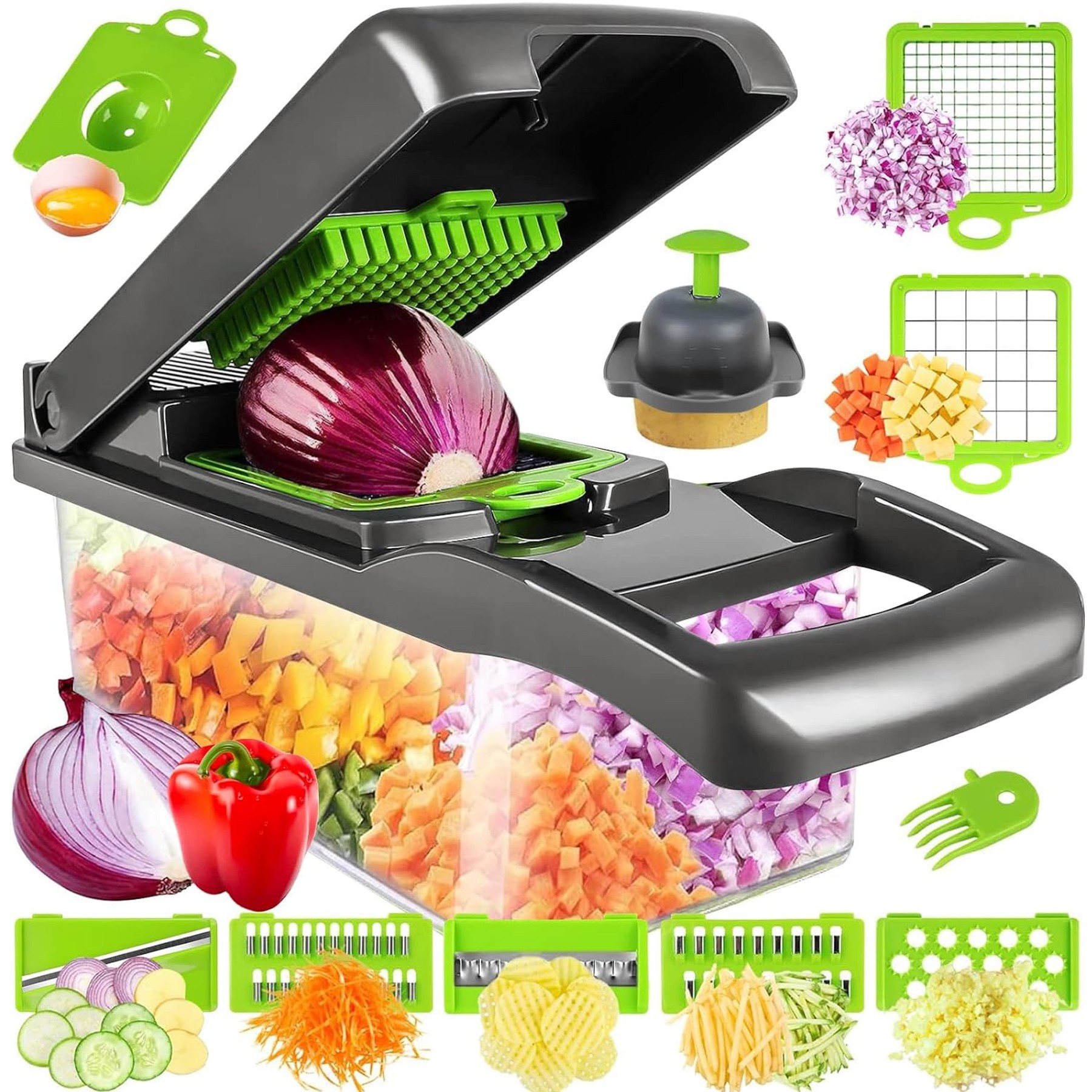 Multifunctional 13 in 1 Food Chopper 5