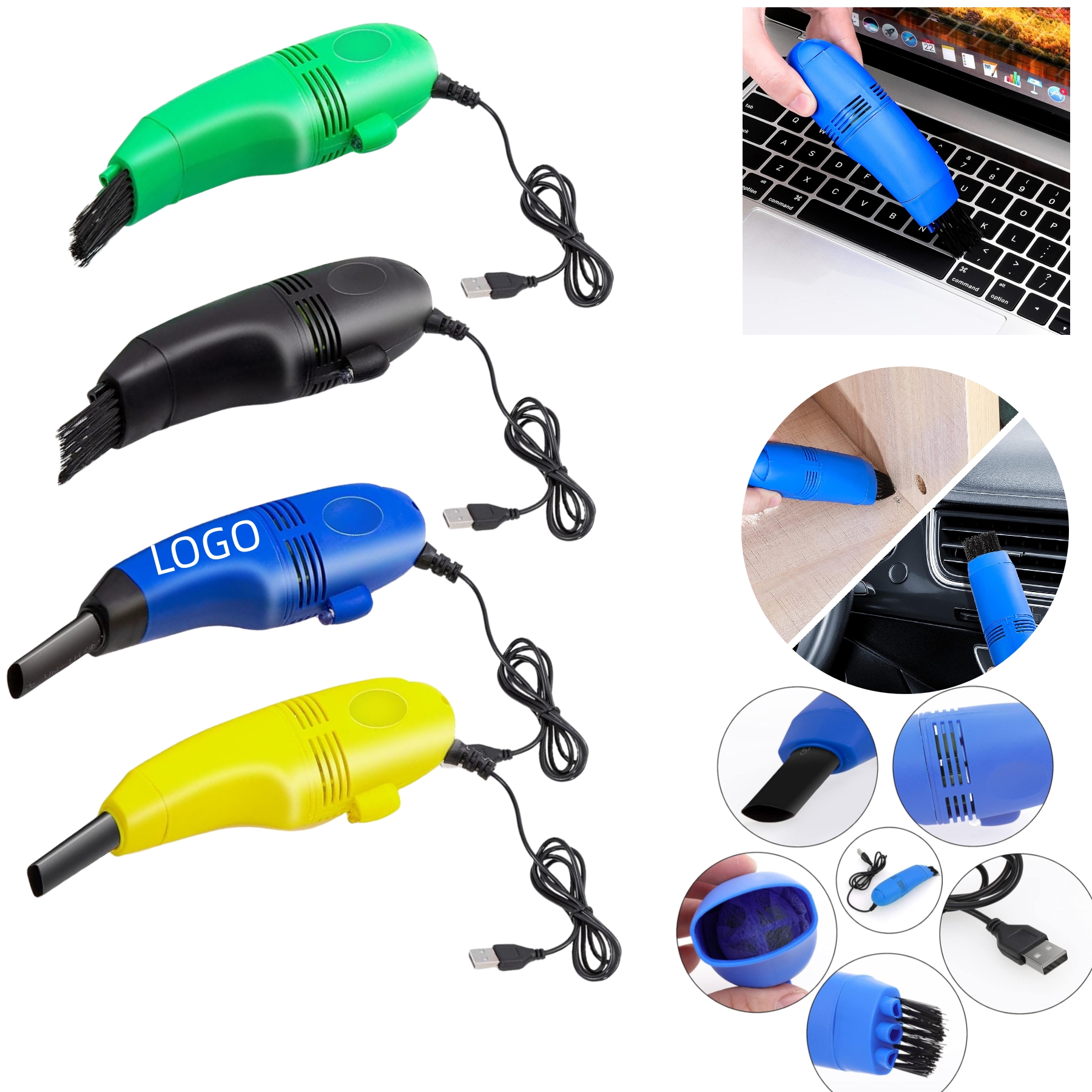 Mini USB Computer Keyboard Cleaner 2