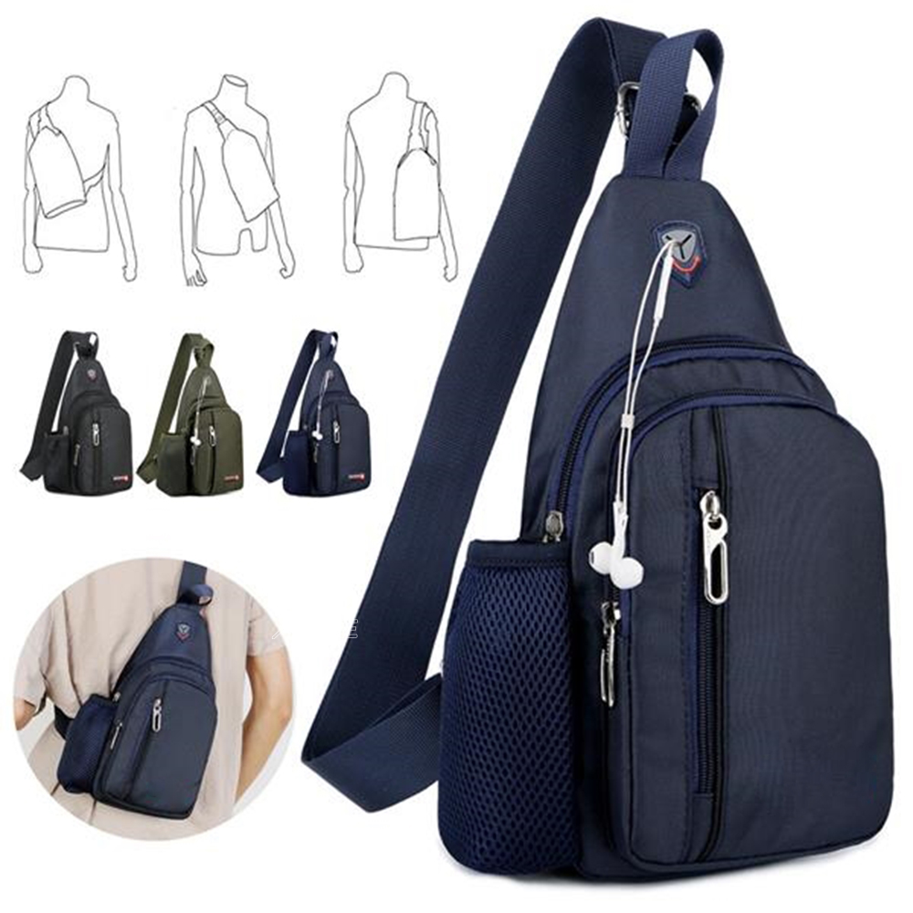 Sling Backpack With Earphone Hole 2
