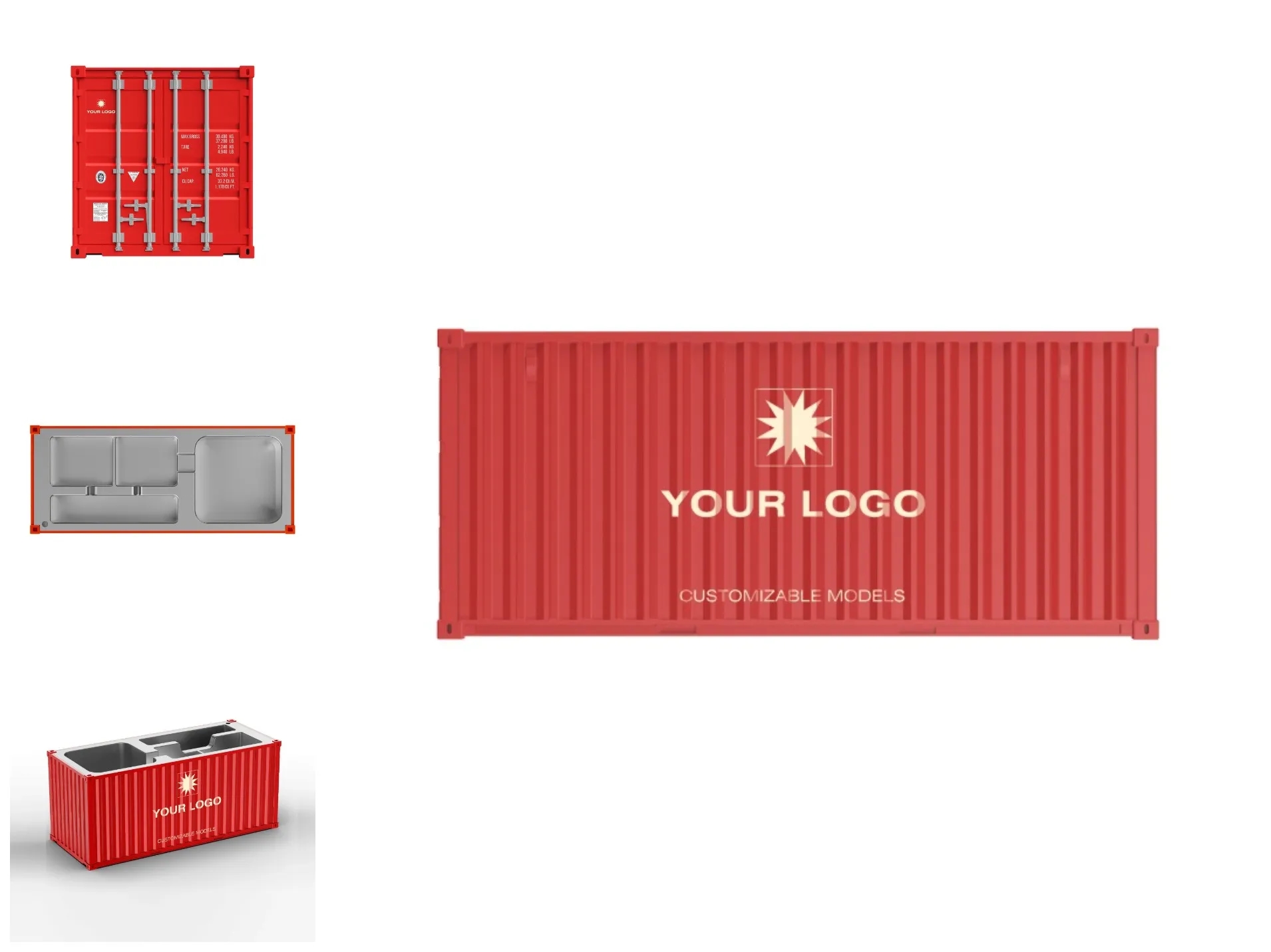 Container Model Office Desktop Stationery Pen Holder 2