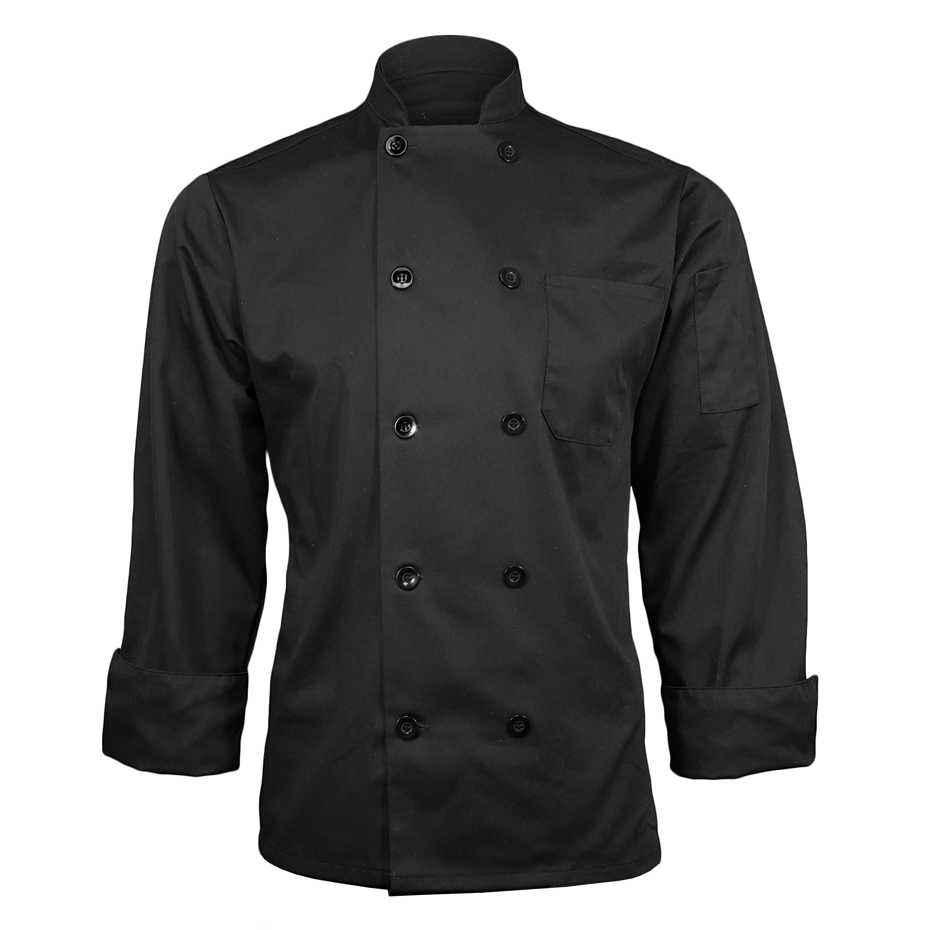 Classic Chef Coat with Long Sleeves (BLANK) 6