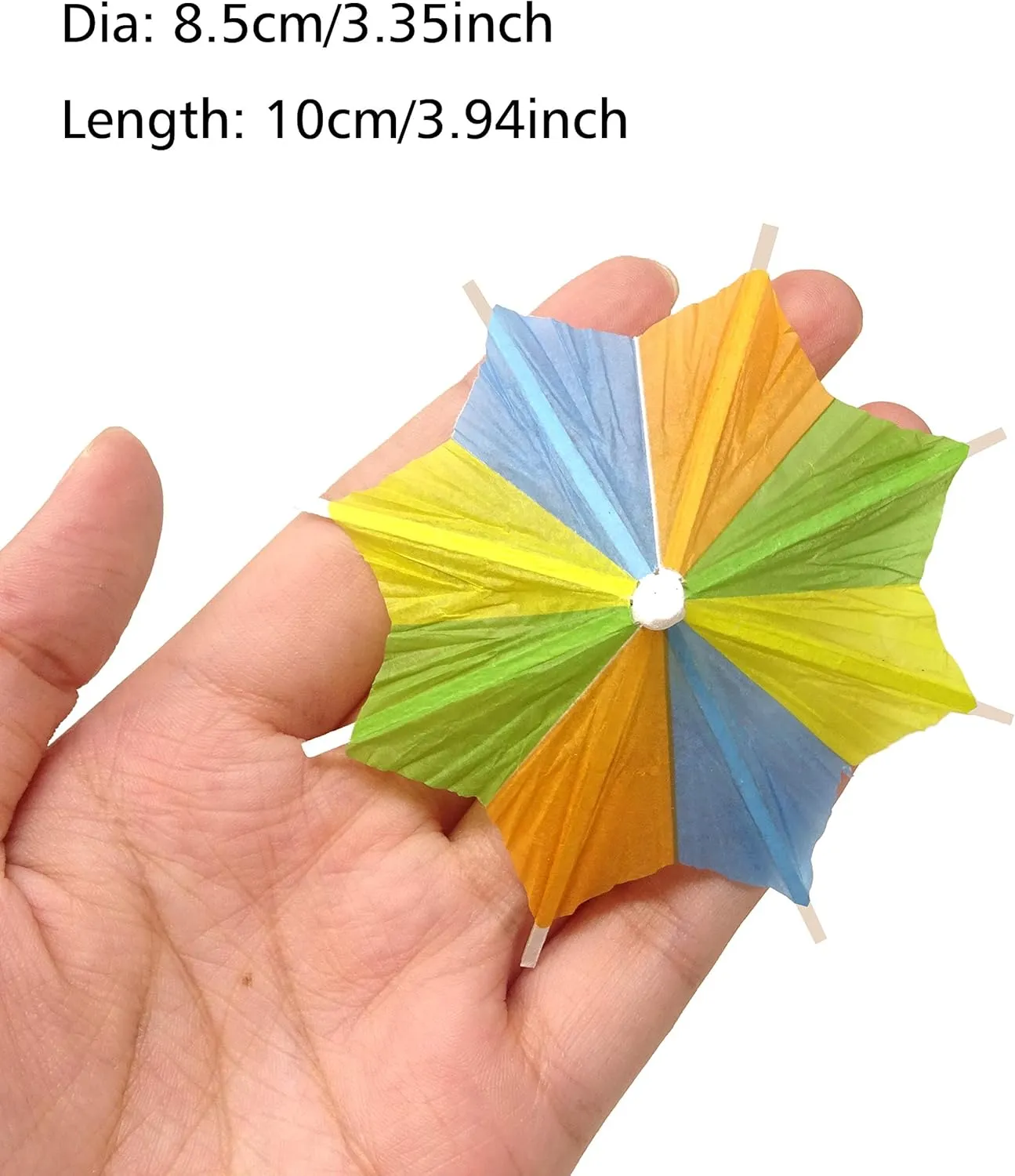 Mini Paper Parasols Cocktail Umbrella 10