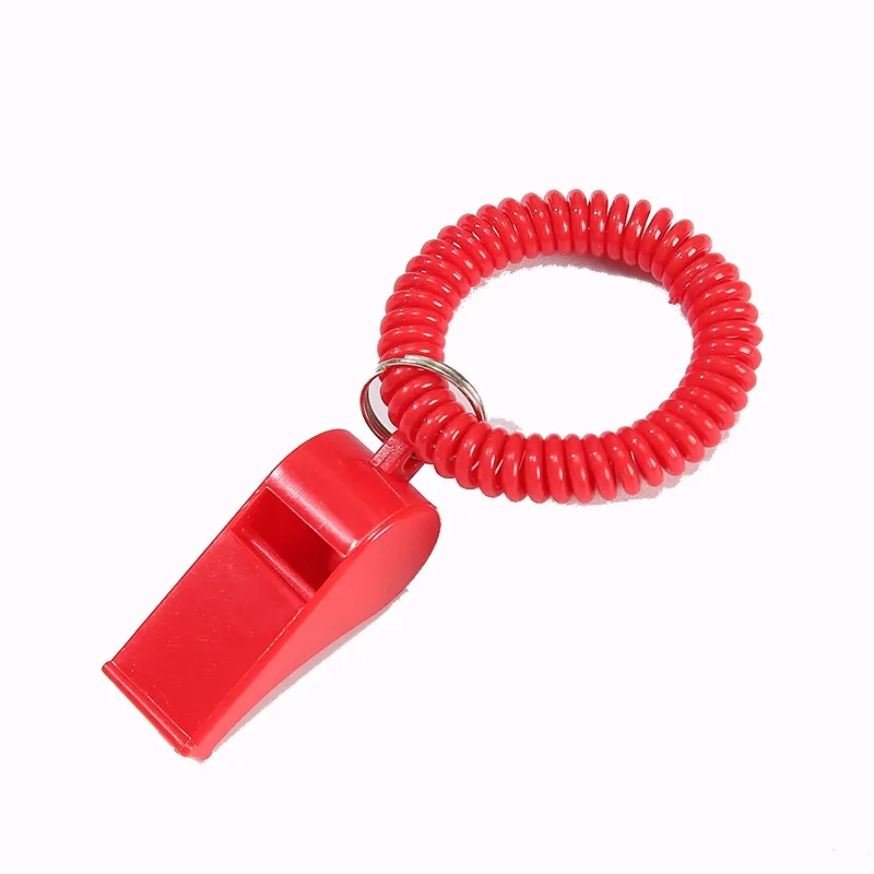 Promotional Whistle Coil Key Chain 8