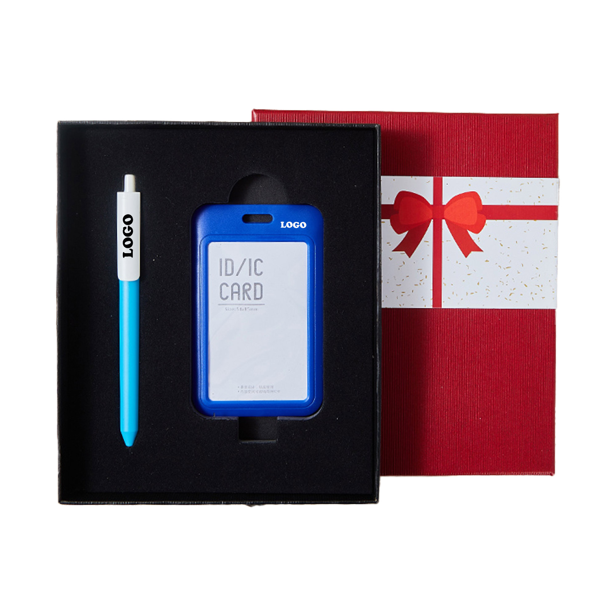 MOQ 10 pcs Custom Logo Pen and Badge Kit 2