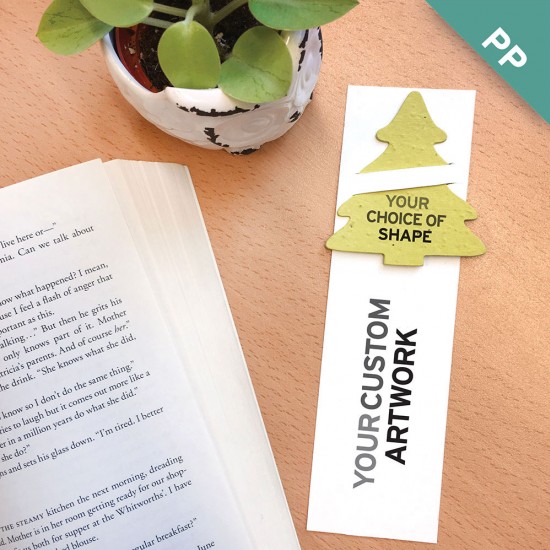 Single-Sided Large Eco Bookmark with Slot 5