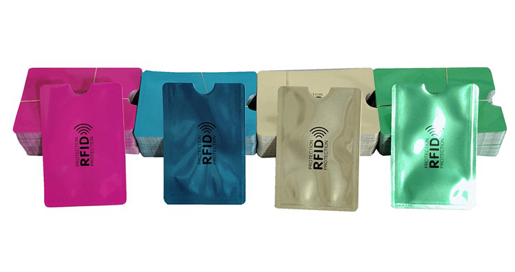 RFID Aluminium Foil Credit Card Holder 4