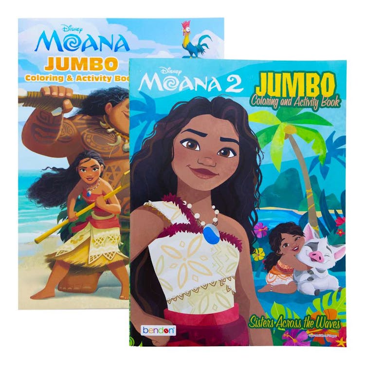 Jumbo Moana 2 Coloring and Activity Books - 80 Pages 2