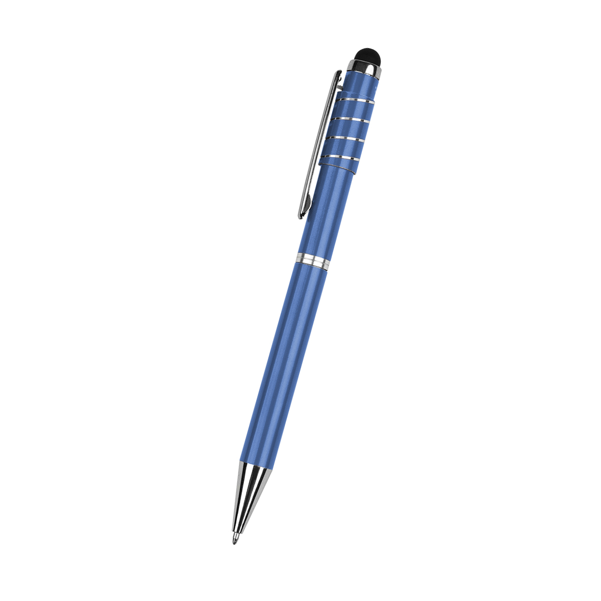 Recycled Aluminum Spinner Pen With Stylus 13