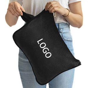 2 in 1 Airplane Travel Pillow Blanket 4
