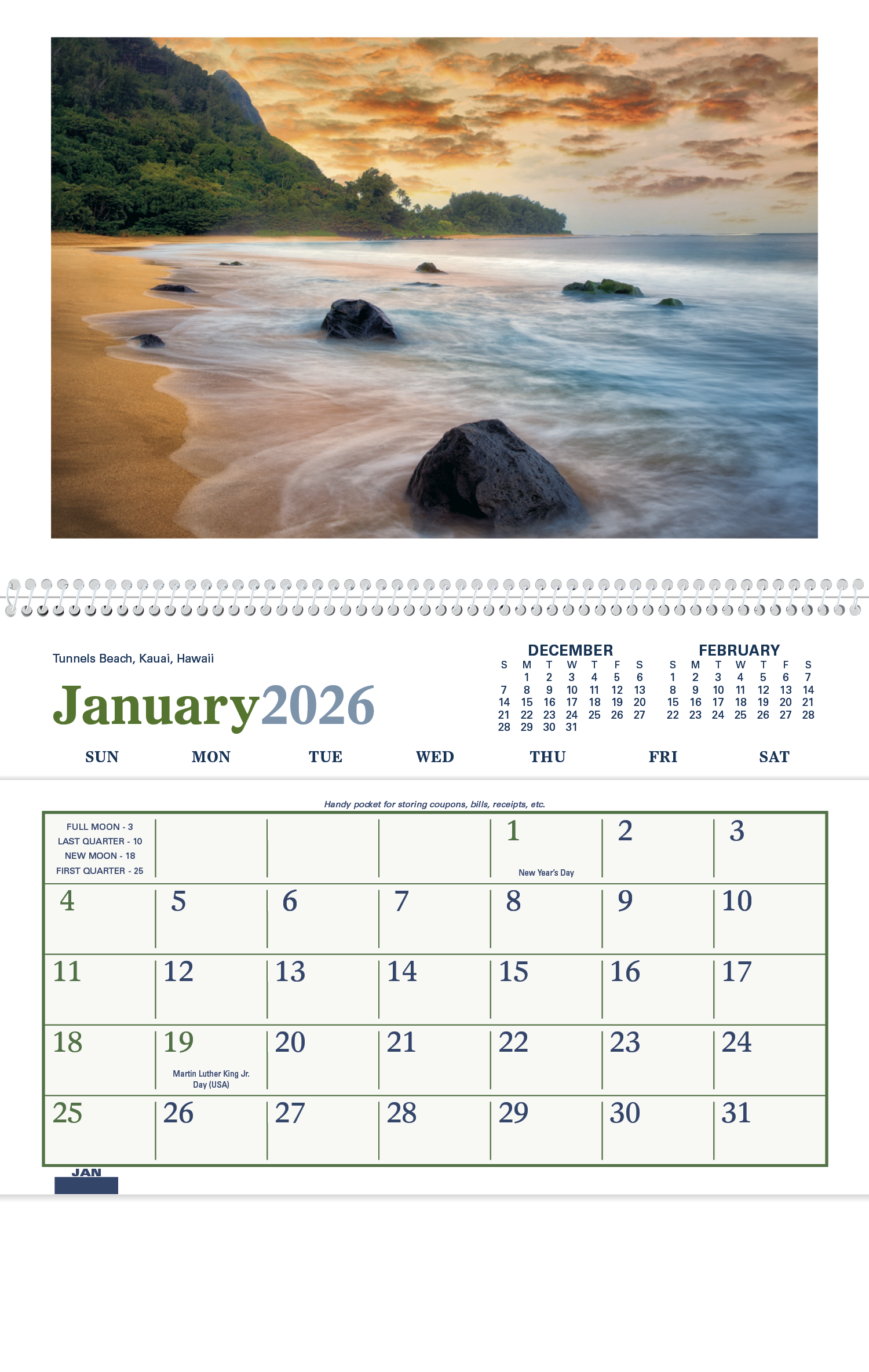 Triumph® Calendars Beautiful America Pocket Calendar 38