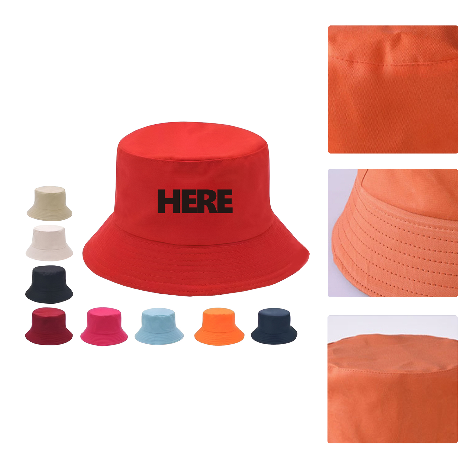 MOQ50 Custom Embroidered Sun Hat For Outdoor Activities 2