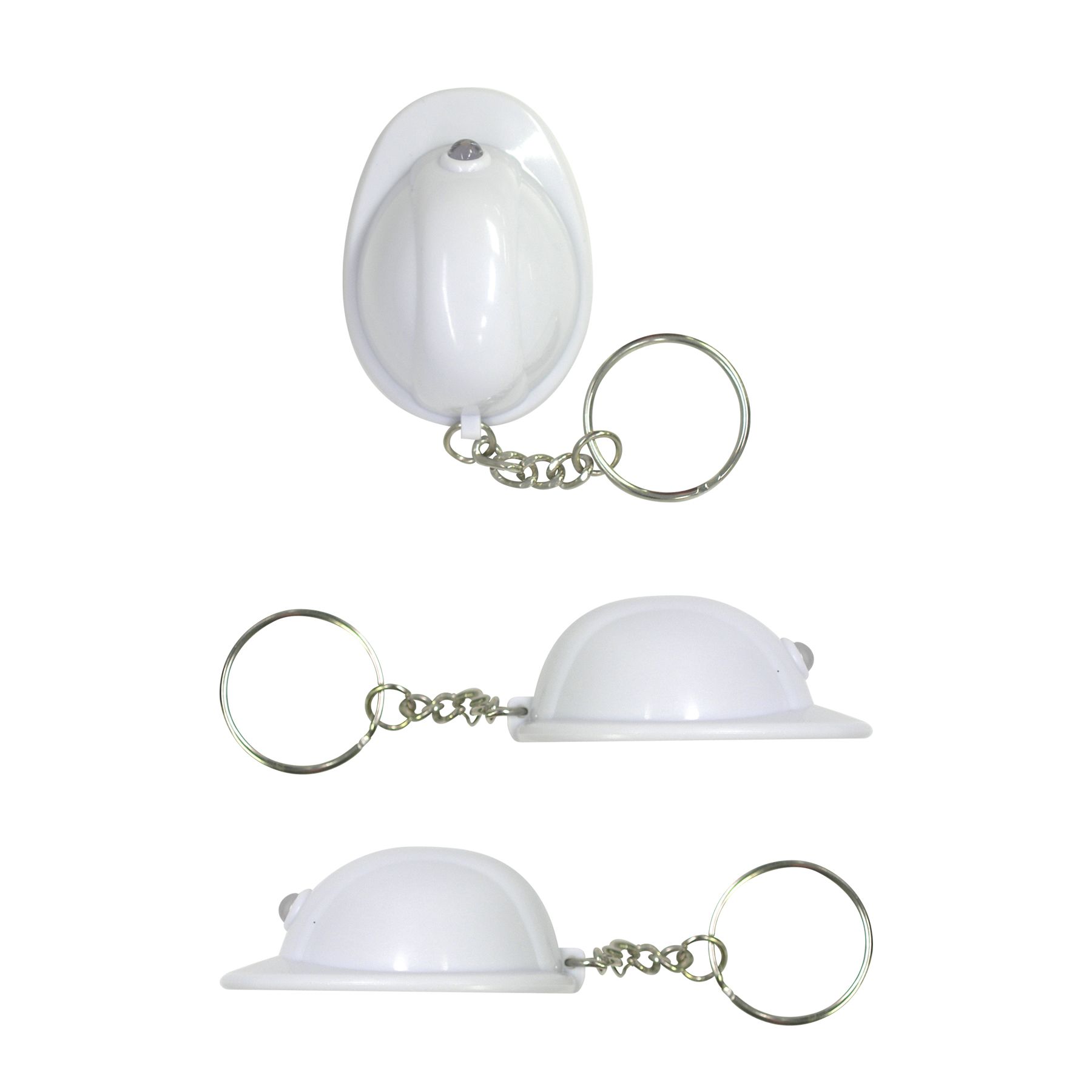 Molded Key Ring LED Light (Hard Hat) 2