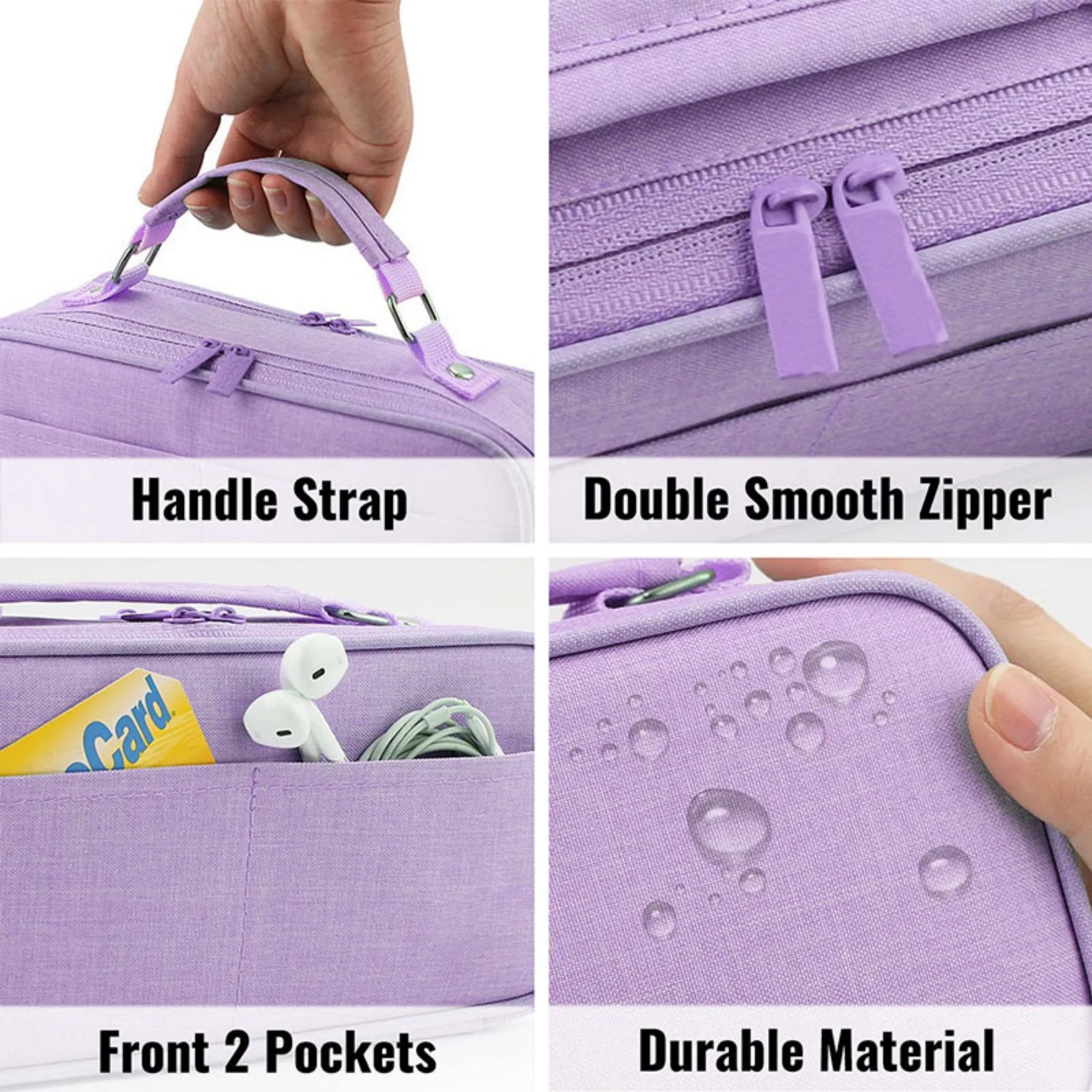 Big Pencil Pen Case with Handle Strap 3