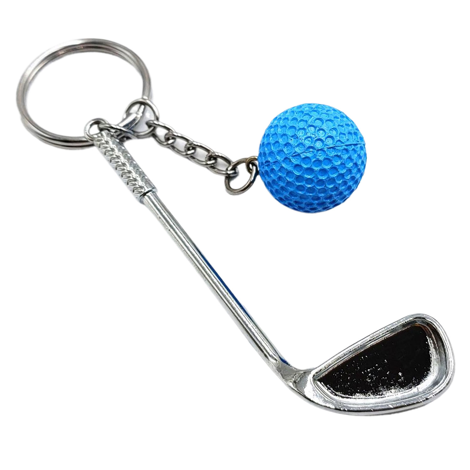Mini Golf Club Ball Keychain 5