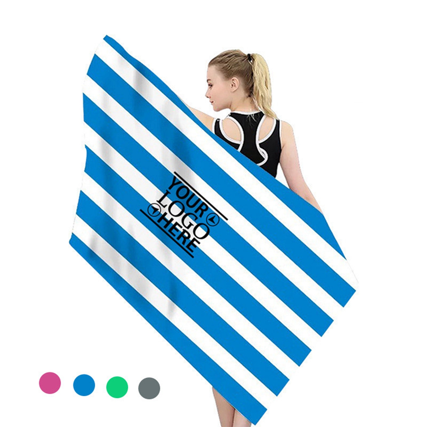 Beach Towel with Stripe 2