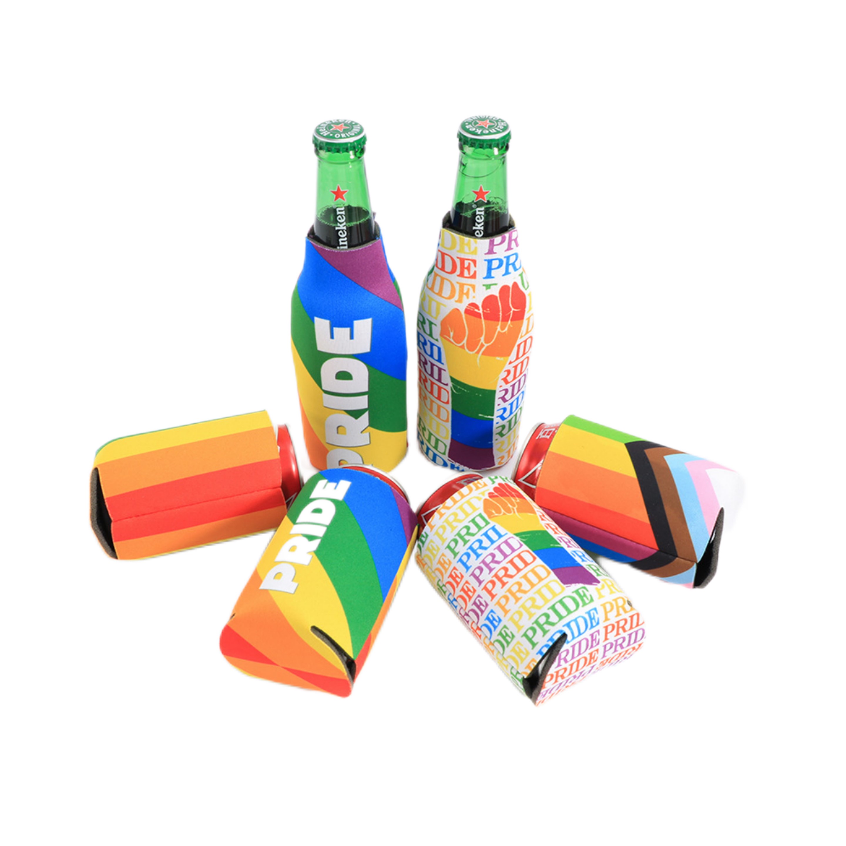 Beer Bottle Cooler (direct import), custom can cooler with logo imprint 4