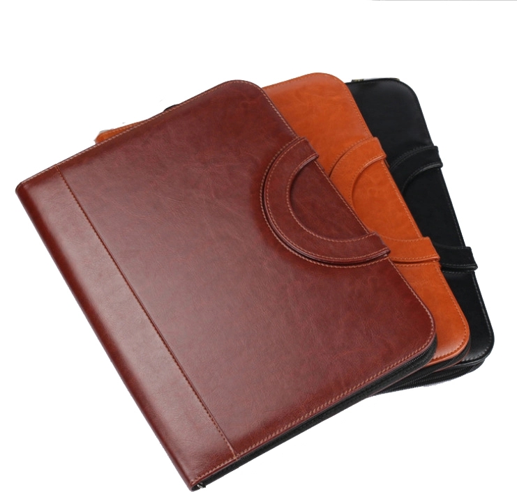 Leather Padfolio with foldable Handles 2