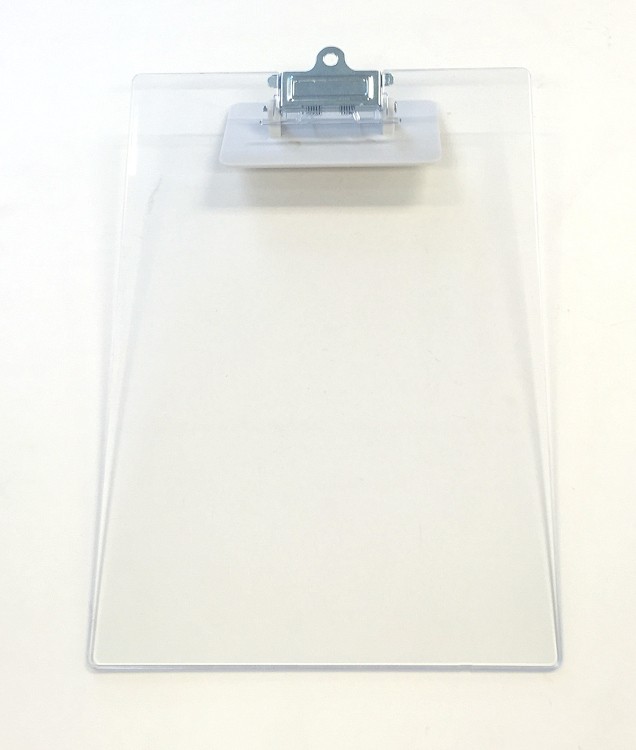 Letter Size Clipboard w/Dual Power Calculator Clip 36