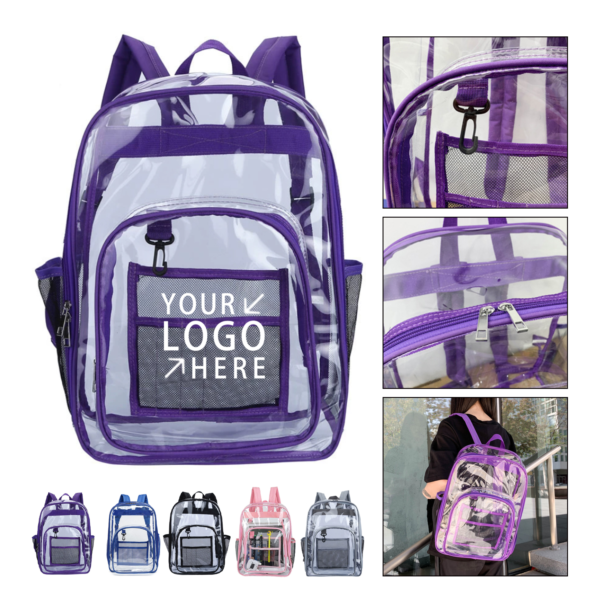 Clear PVC Backpack 2