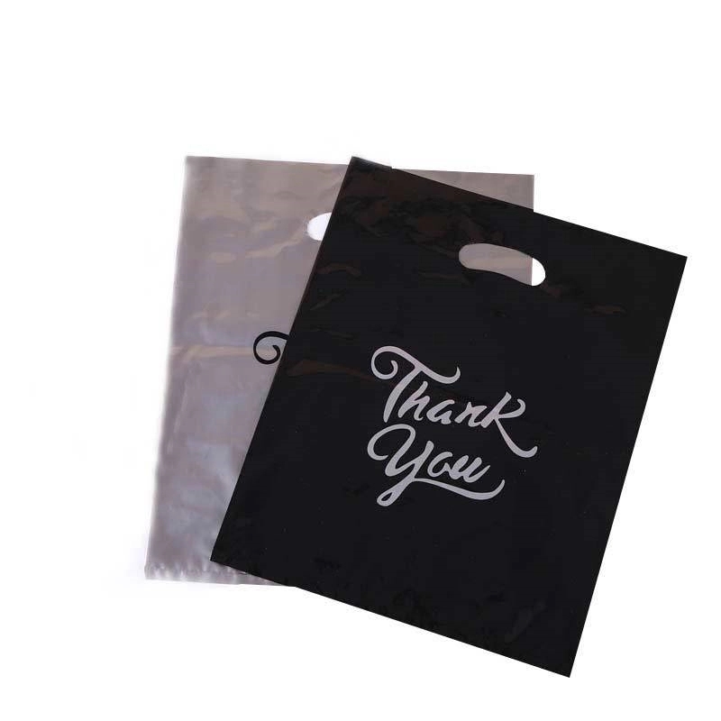 Plastic Bag With Die Cut Fold-over Reinforced Handle 3
