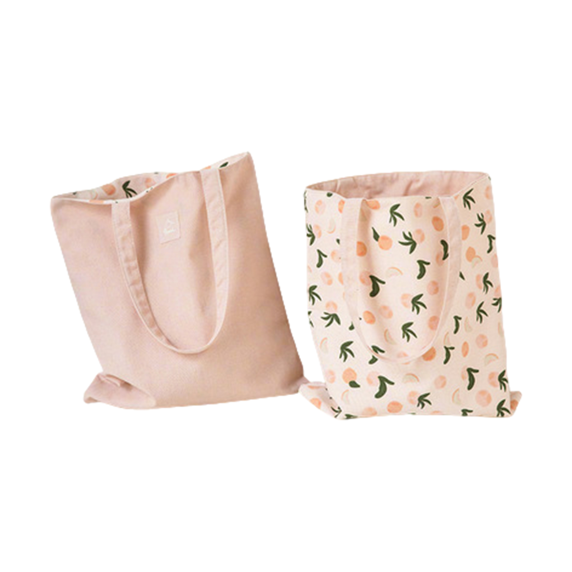 Reversible Cotton Carry Tote Double Layer 16" x 13.5" 8
