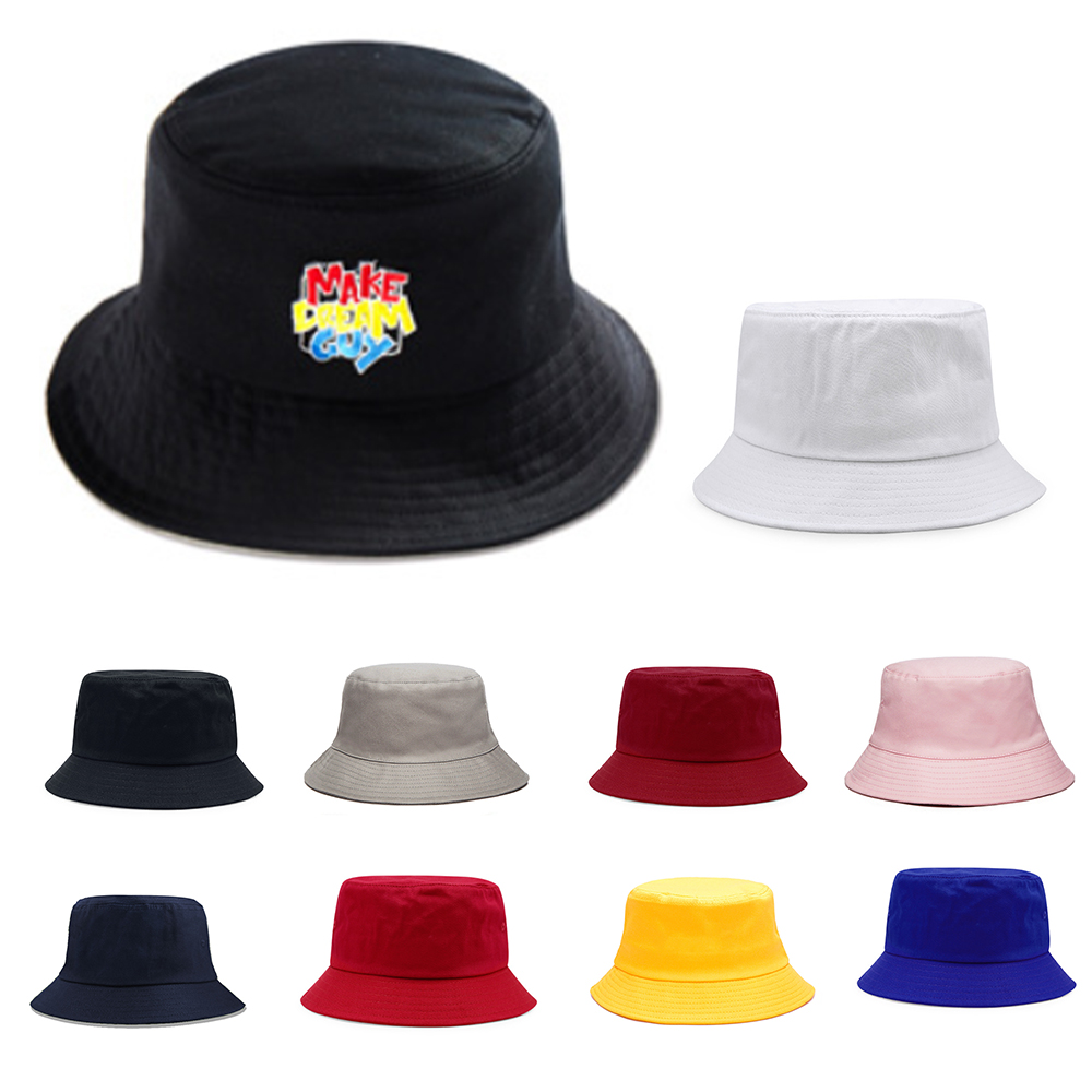 Embroidery Premium Cotton Bucket Hat 9