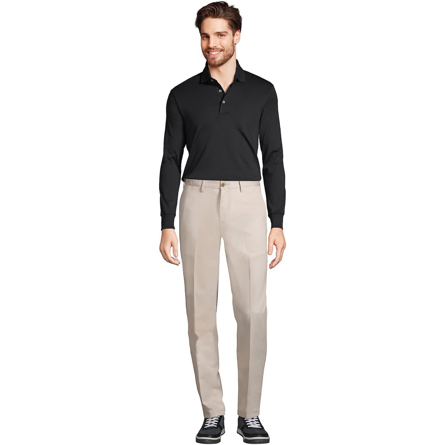 REPREVE® - Men's rPET Polyester Long Sleeve Polo 7