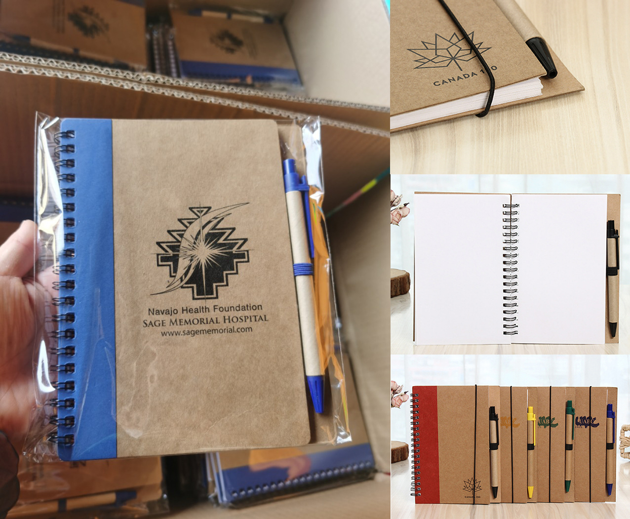 Eco Notebook With Pen 1