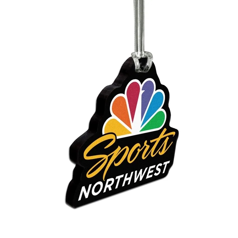 Custom Ultra Vivid Recycled Wood Bag Tags 1
