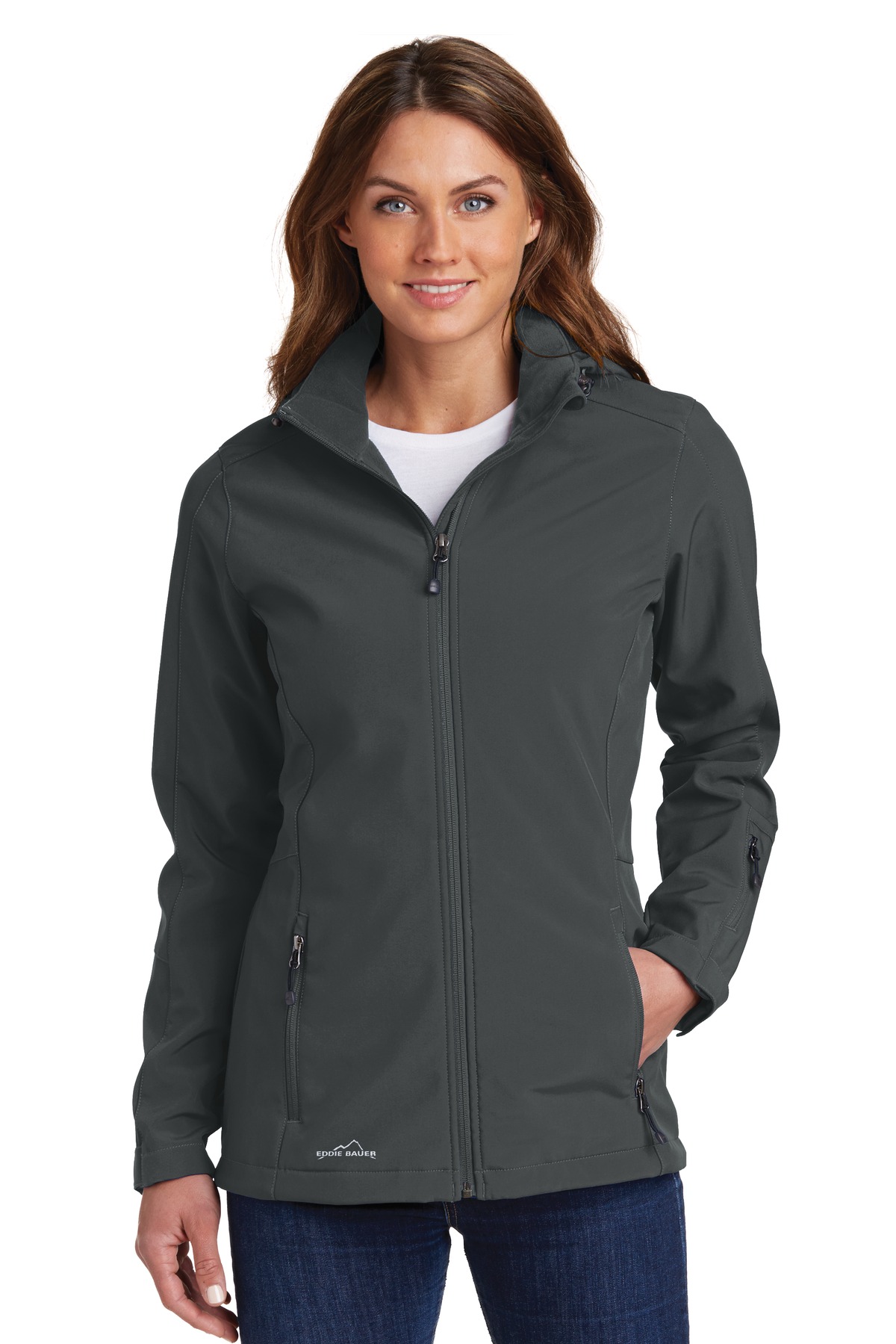 Eddie Bauer Women's Hooded Soft Shell Parka. EB537 5