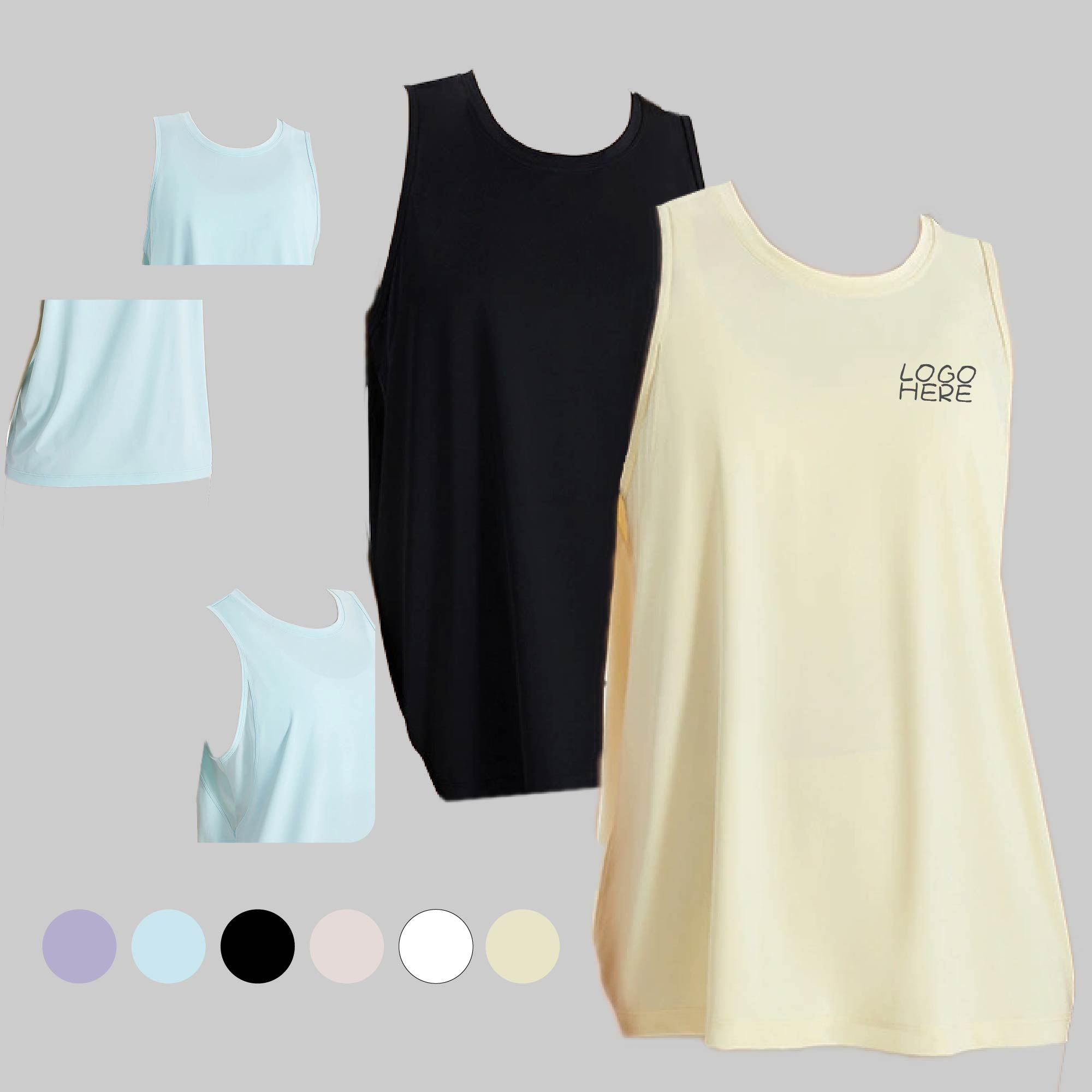 Women Cool-Dry Sleeveless Loose Yoga 2