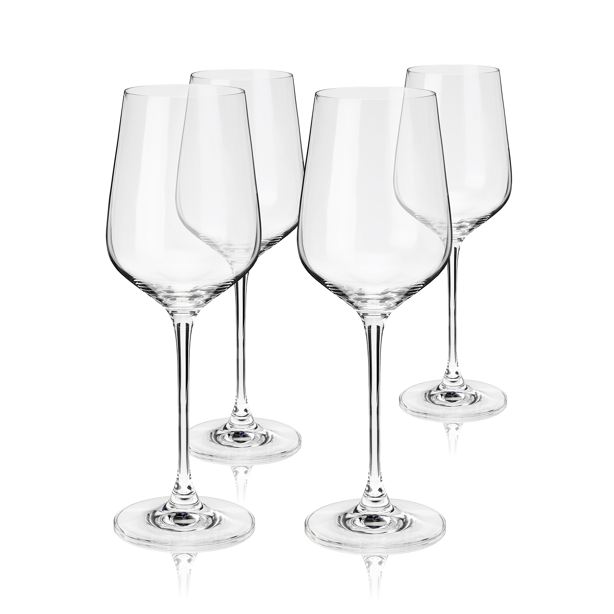 Viski® Reserve Inez Crystal Bordeaux Glass, set of 4 6