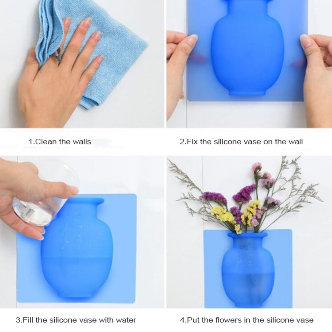 Magic Silicone Sticky Vase 6