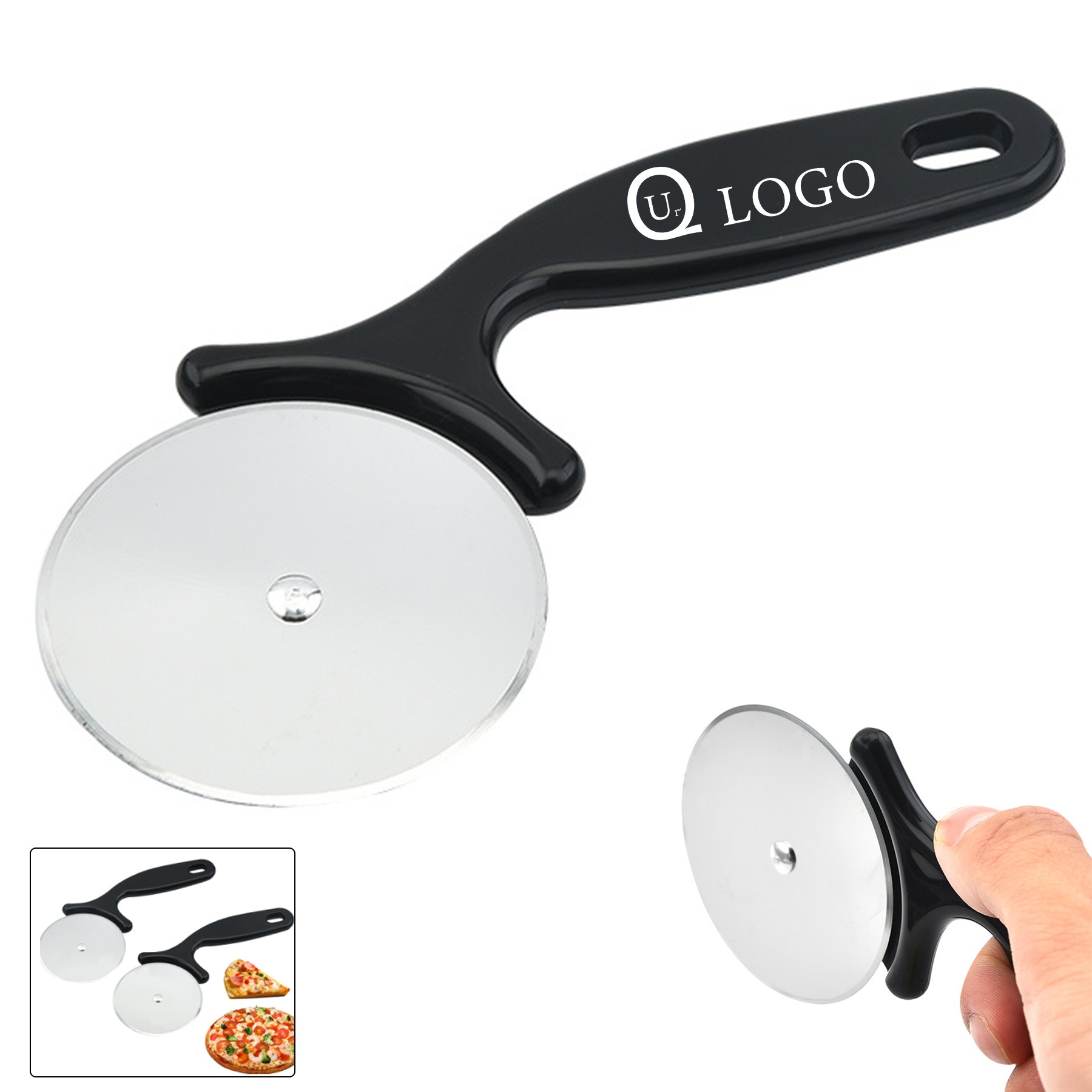 Round Roller Pizza Knife