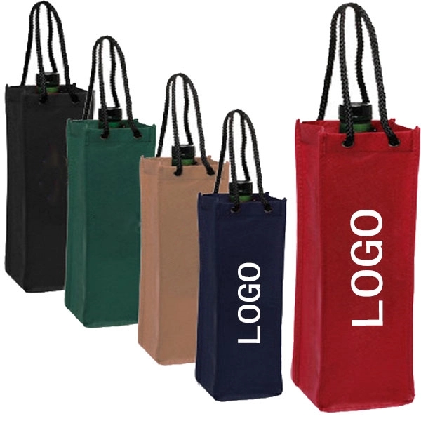 Non Woven Single Bottle Wine Bag 3