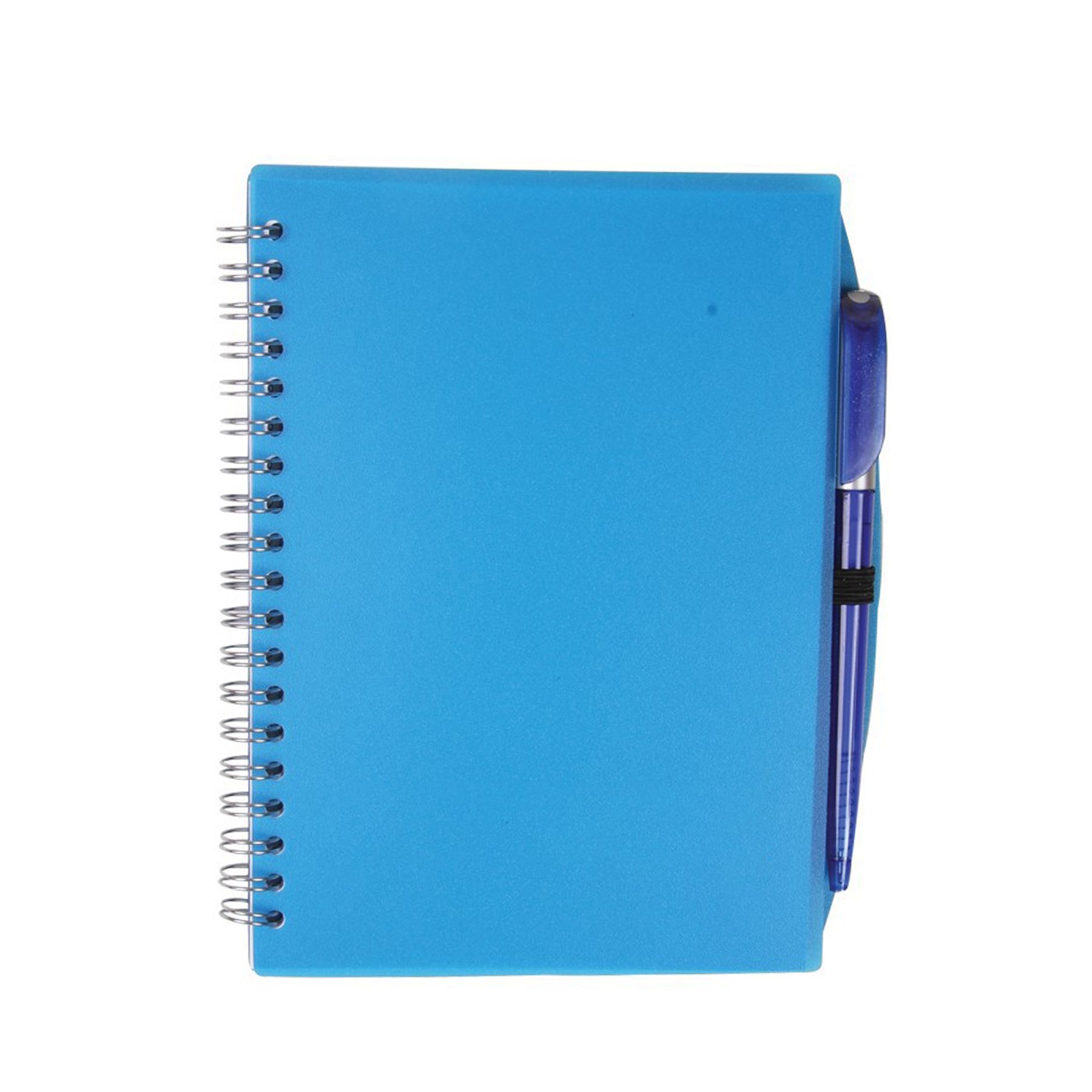 A5 PP Hardcover Spiral Notebook with Pen 4