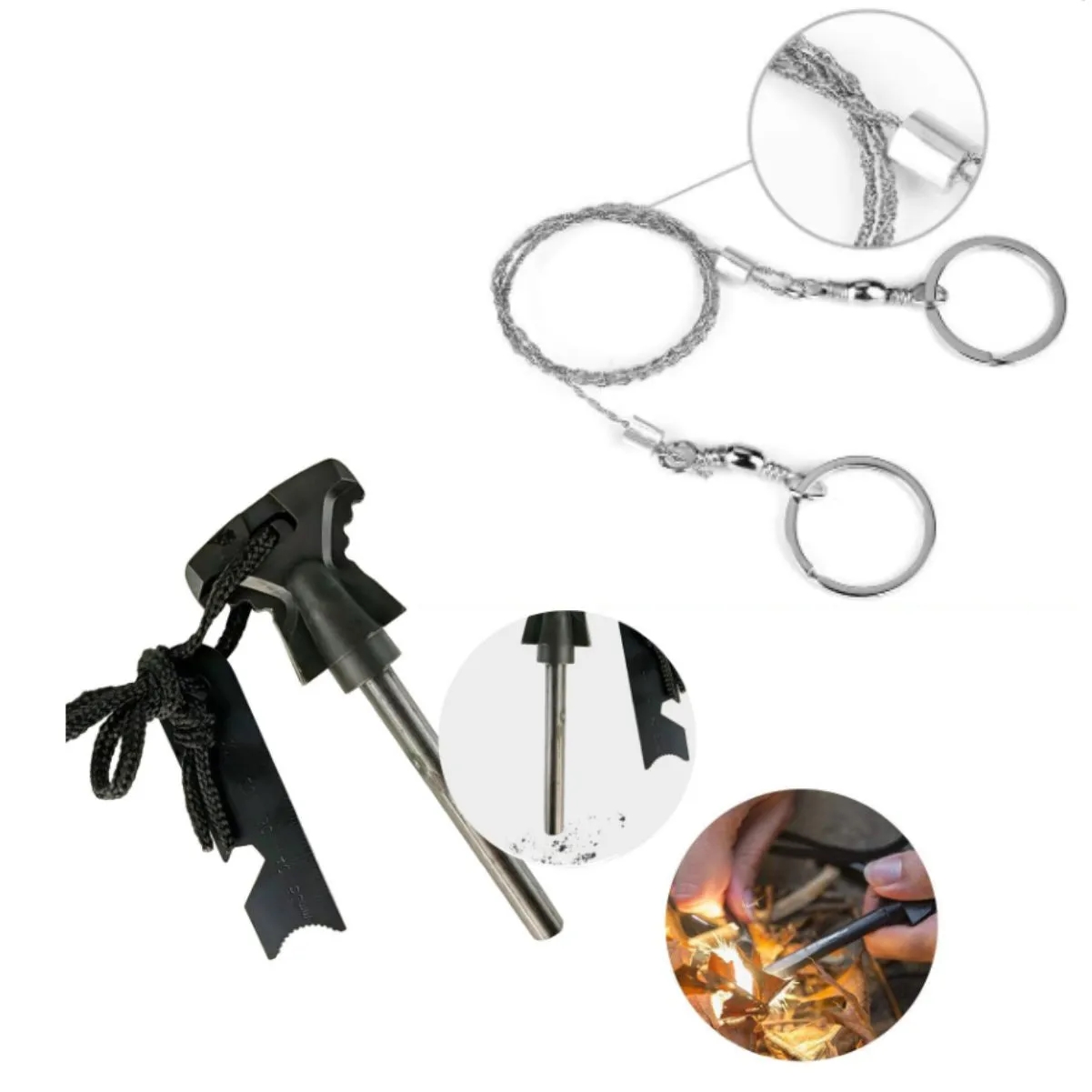 13 In 1 Emergency Survival Kit With LED Flashlight 6