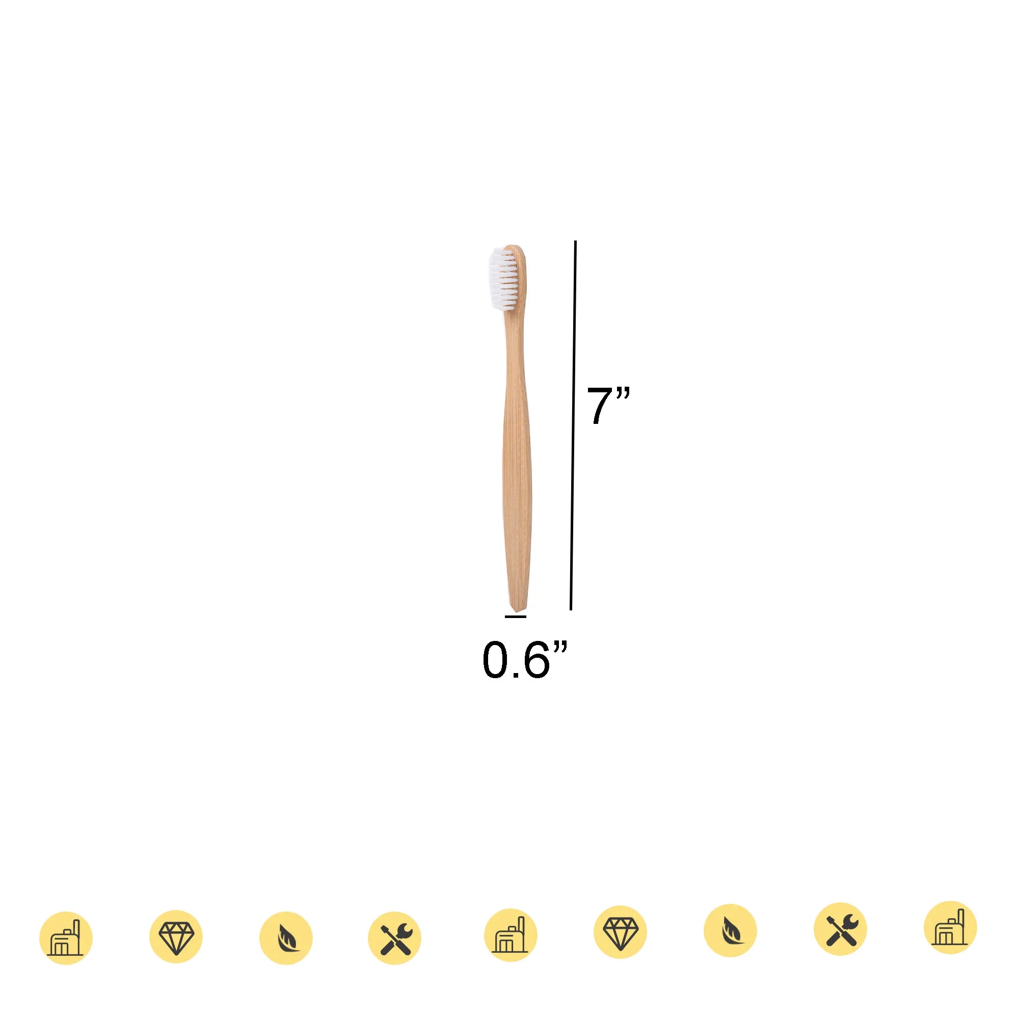 Spot Bamboo Disposable Eco-friendly Toothbrush 1