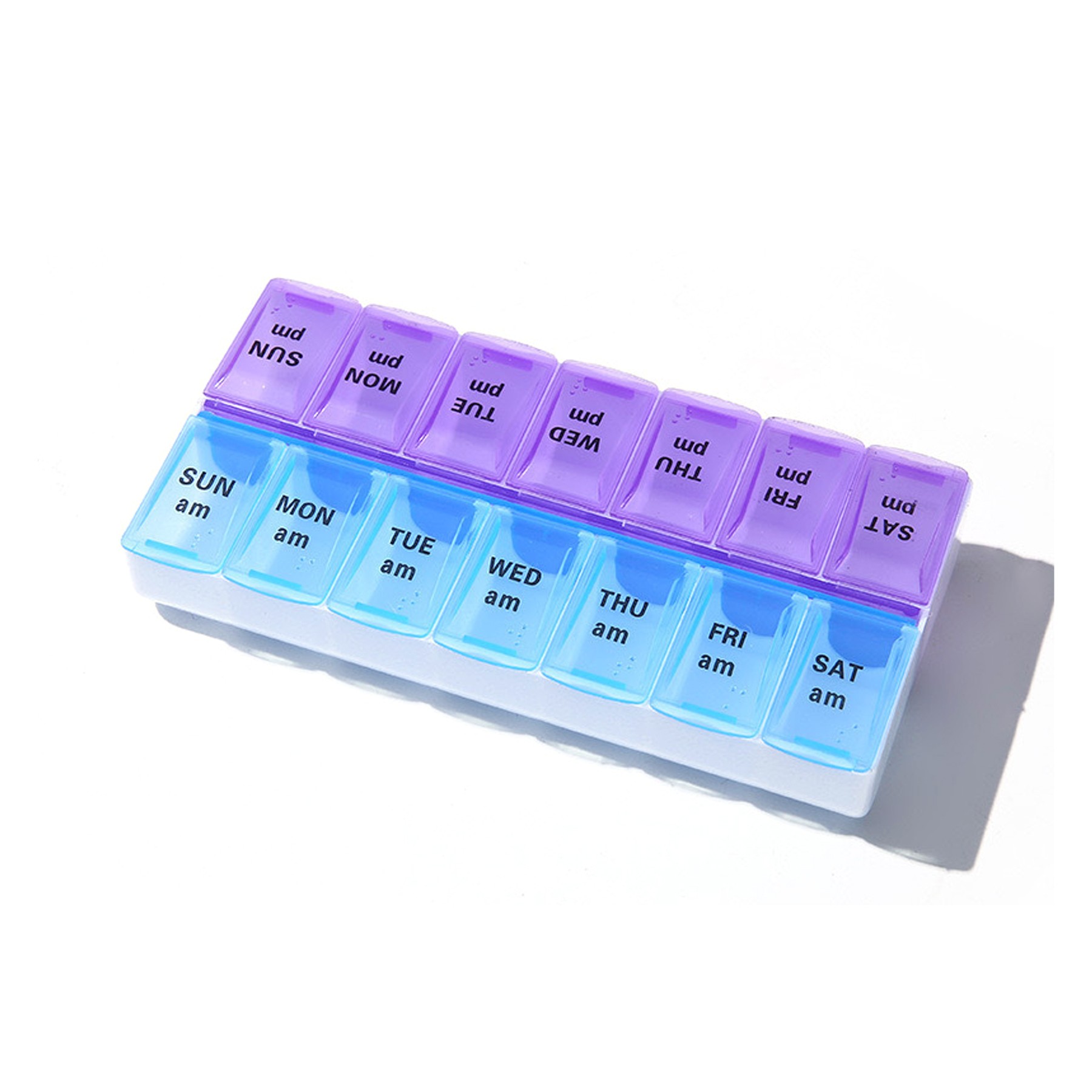 MOQ25 AM/PM 7 Days Pill Organizer Box 3