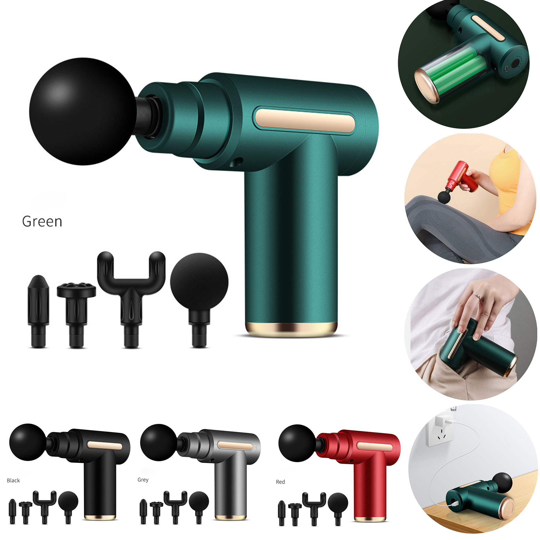 Rechargeable Deep Tissue Massage Gun 1