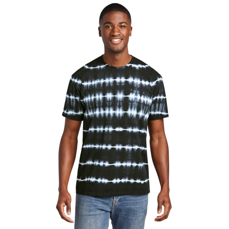 Port & Company Allover Stripe Tie-Dye Tee 10