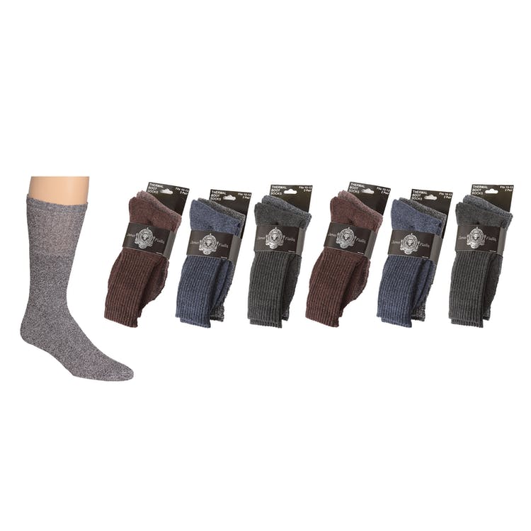 Men's Thermal Socks - Assorted Size 10-13 2 Pack 2